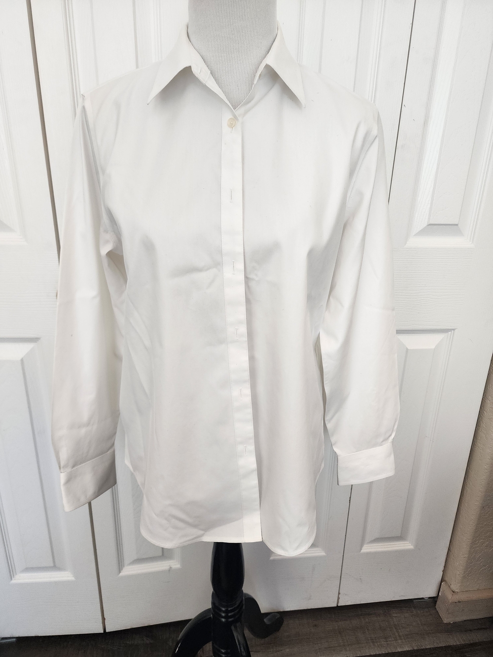 Jones New York White Button-Down Shirt